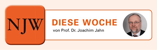 Diese Woche von Prof. Dr. Joachim Jahn